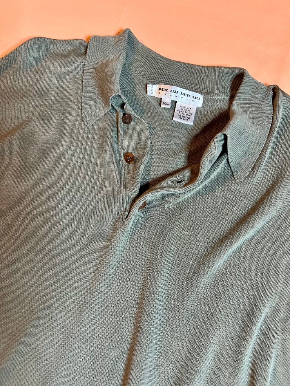 Per Lui Per Lei by Kukki Vintage Men's Silk Knitwear